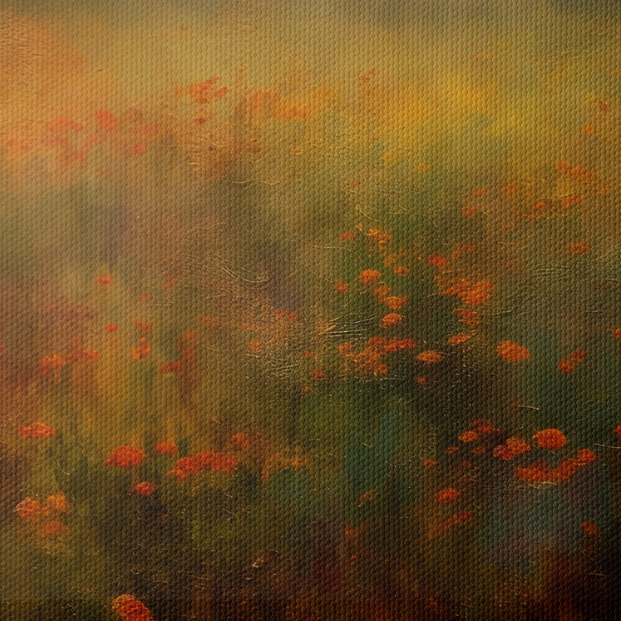 Vibrant Abstract Landscape with Flowers - Image 4