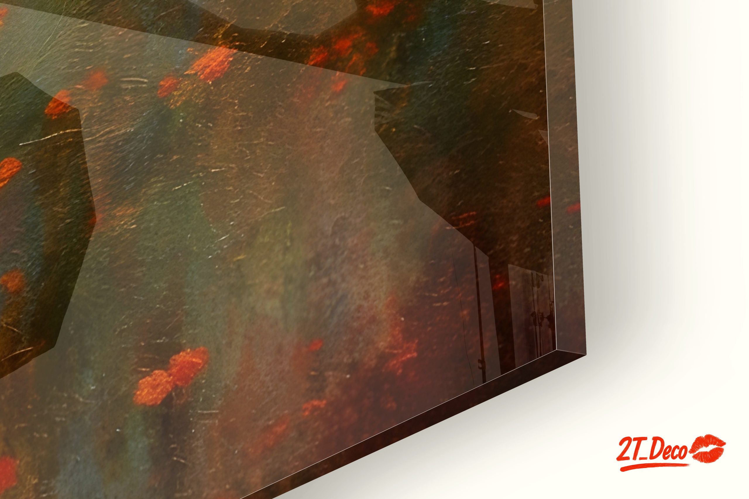 Vibrant Abstract Landscape with Flowers - Image 9