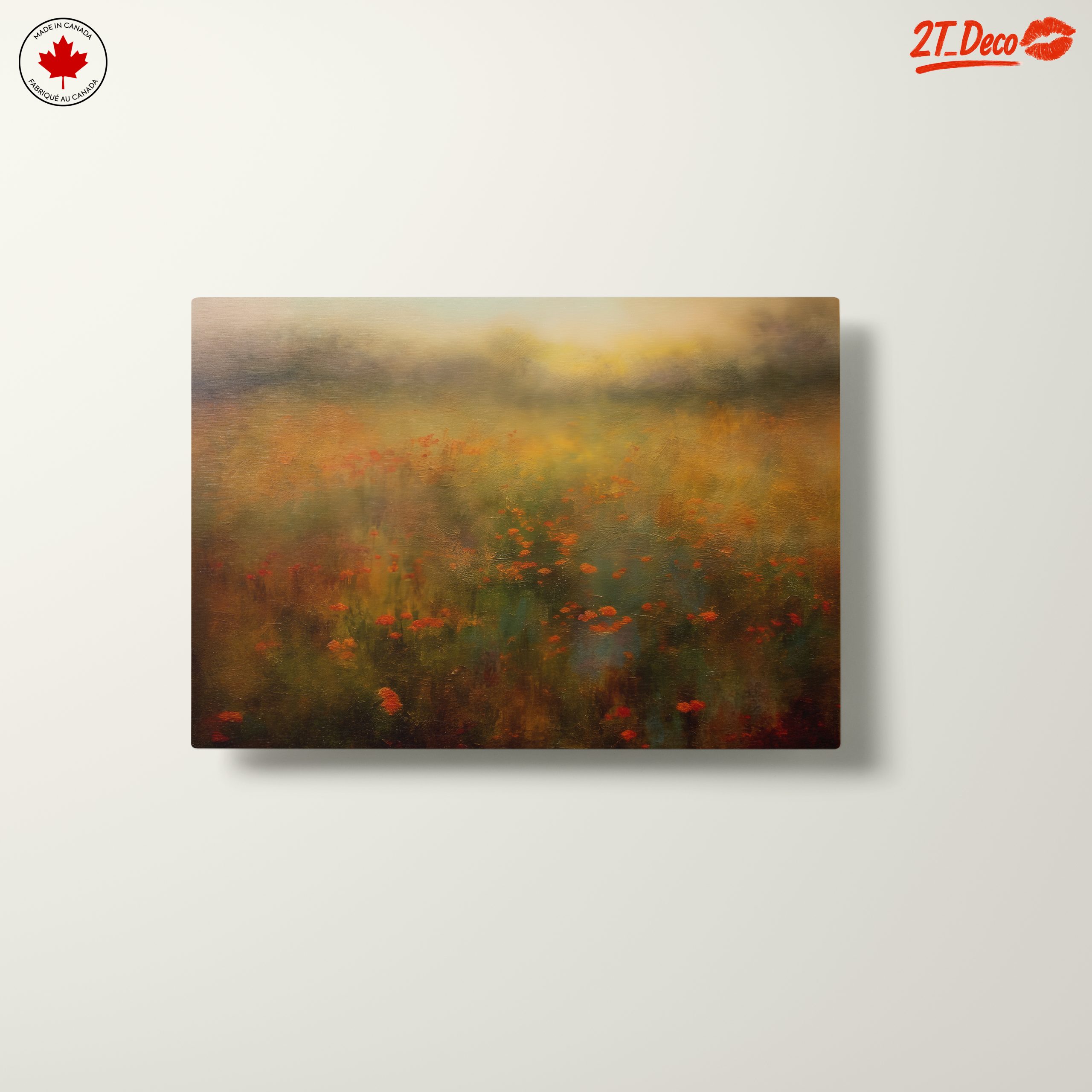 Vibrant Abstract Landscape with Flowers - Image 10