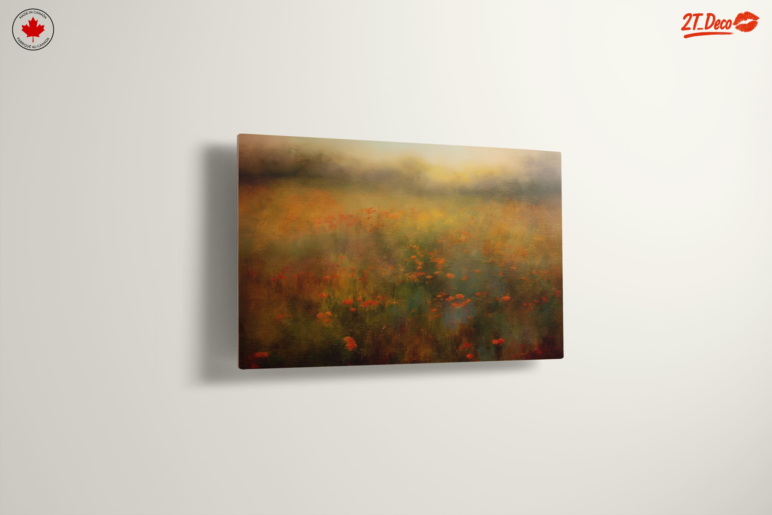 Vibrant Abstract Landscape with Flowers - Image 13