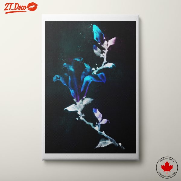 Stylized Floral Artwork with Vibrant Colors 2