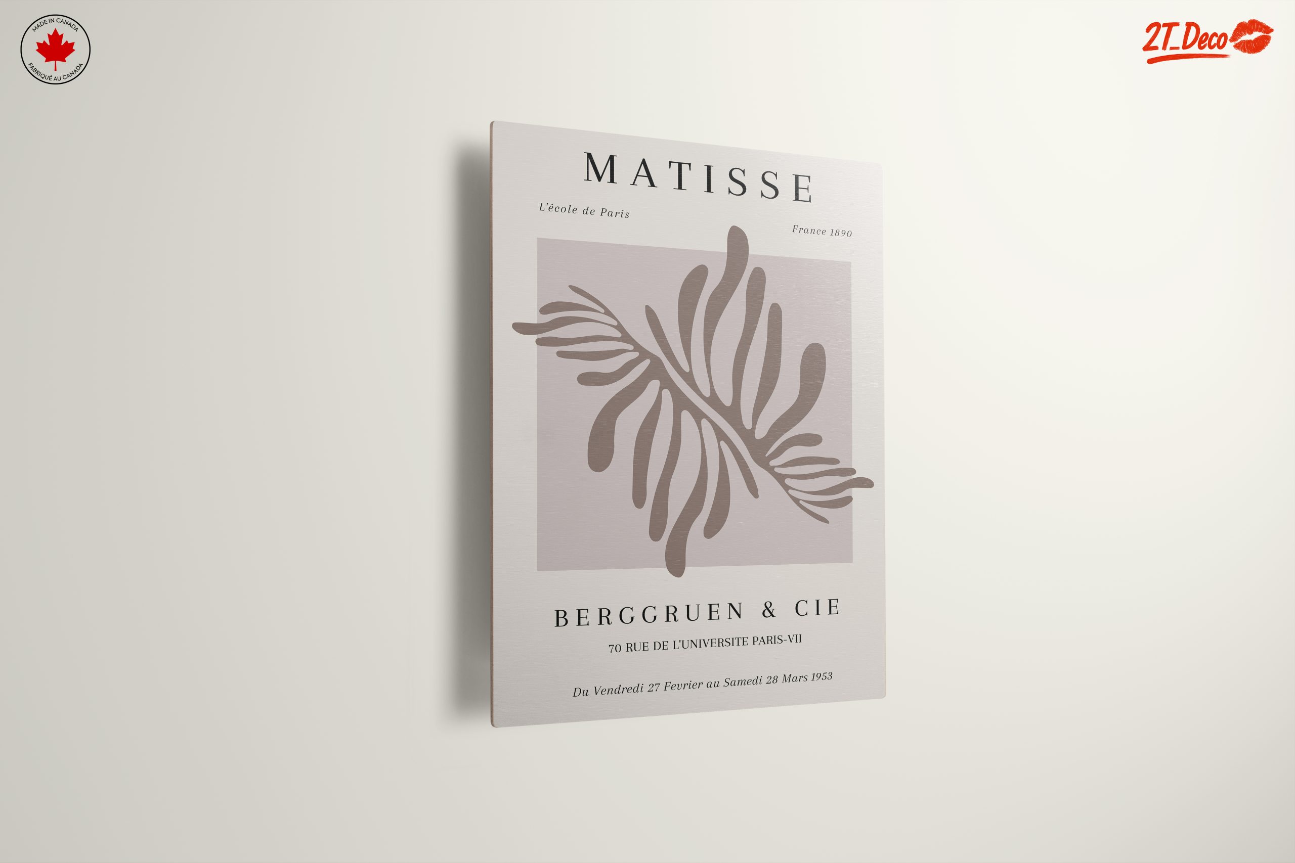 Elegant Botanical Leaf Art Featuring Henredon Inspiration - Image 13
