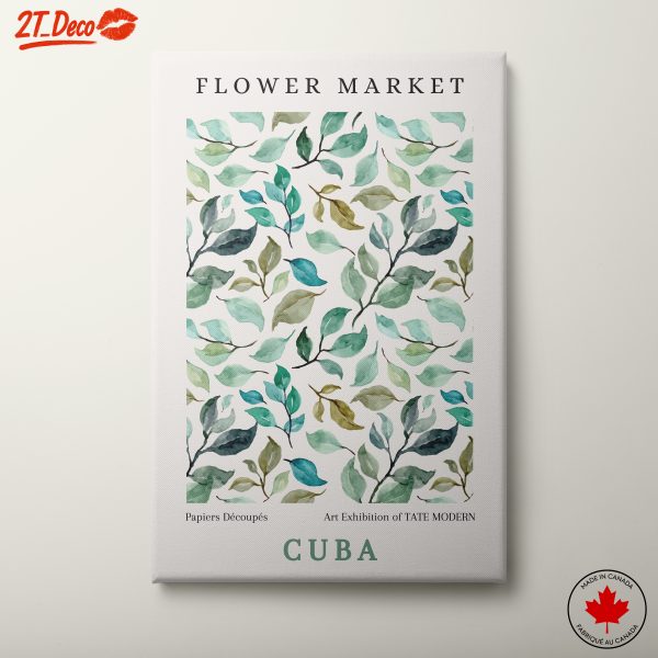 Floral Market Leaf Art Design