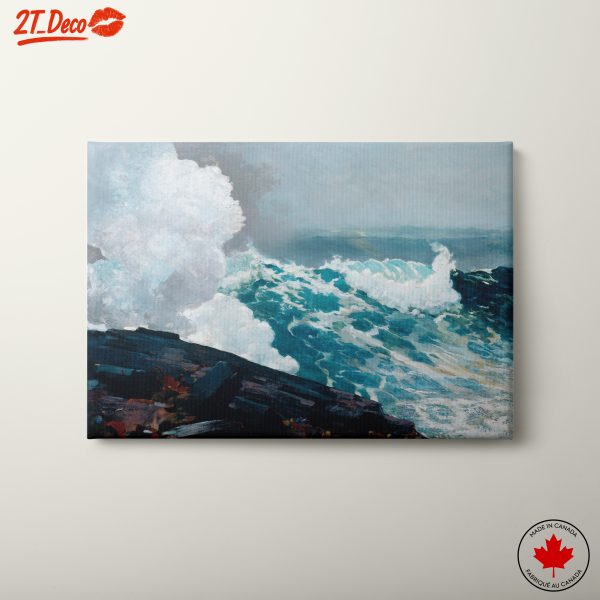 Dynamic Abstract Ocean Wave Art