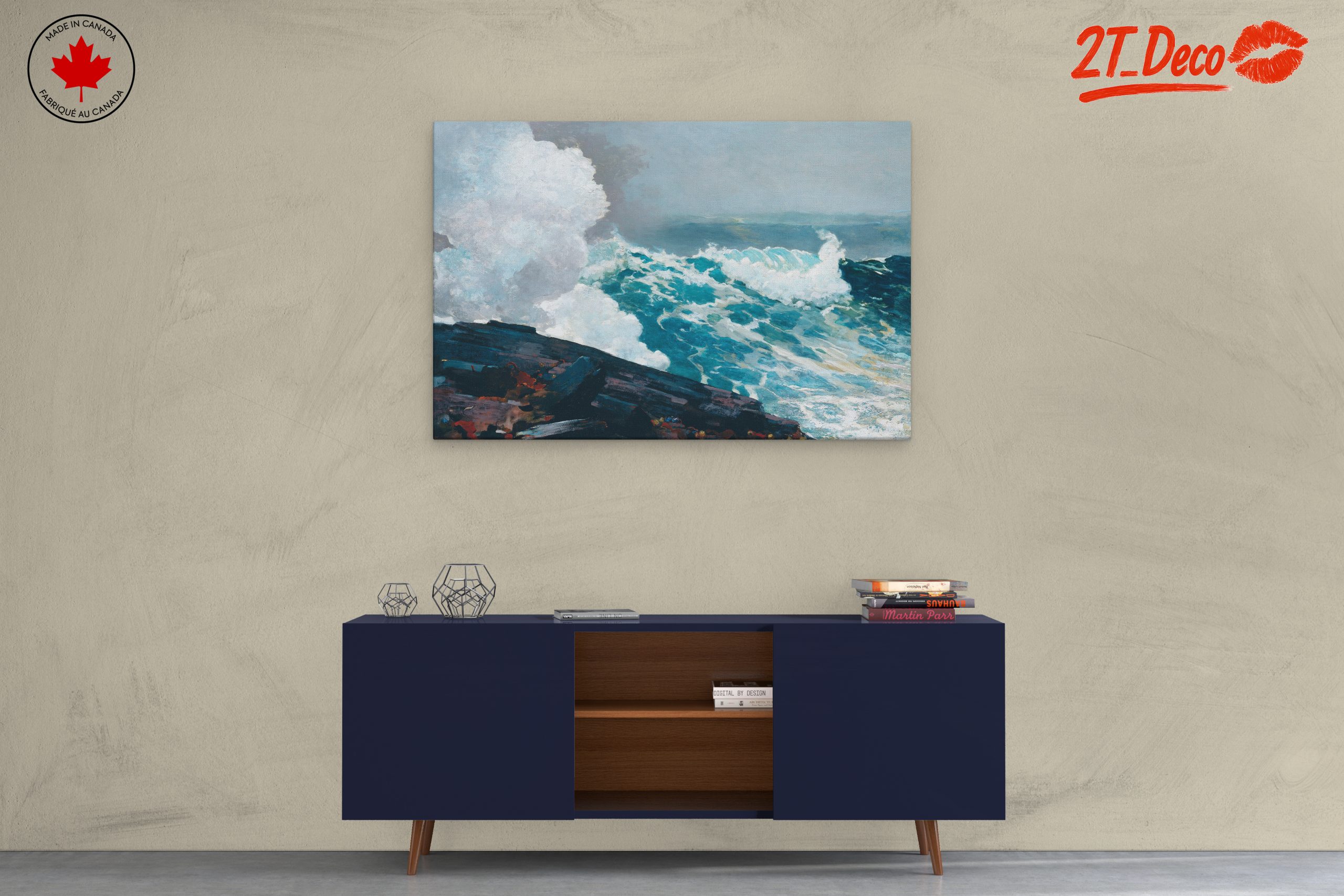 Dynamic Abstract Ocean Wave Art - Image 3