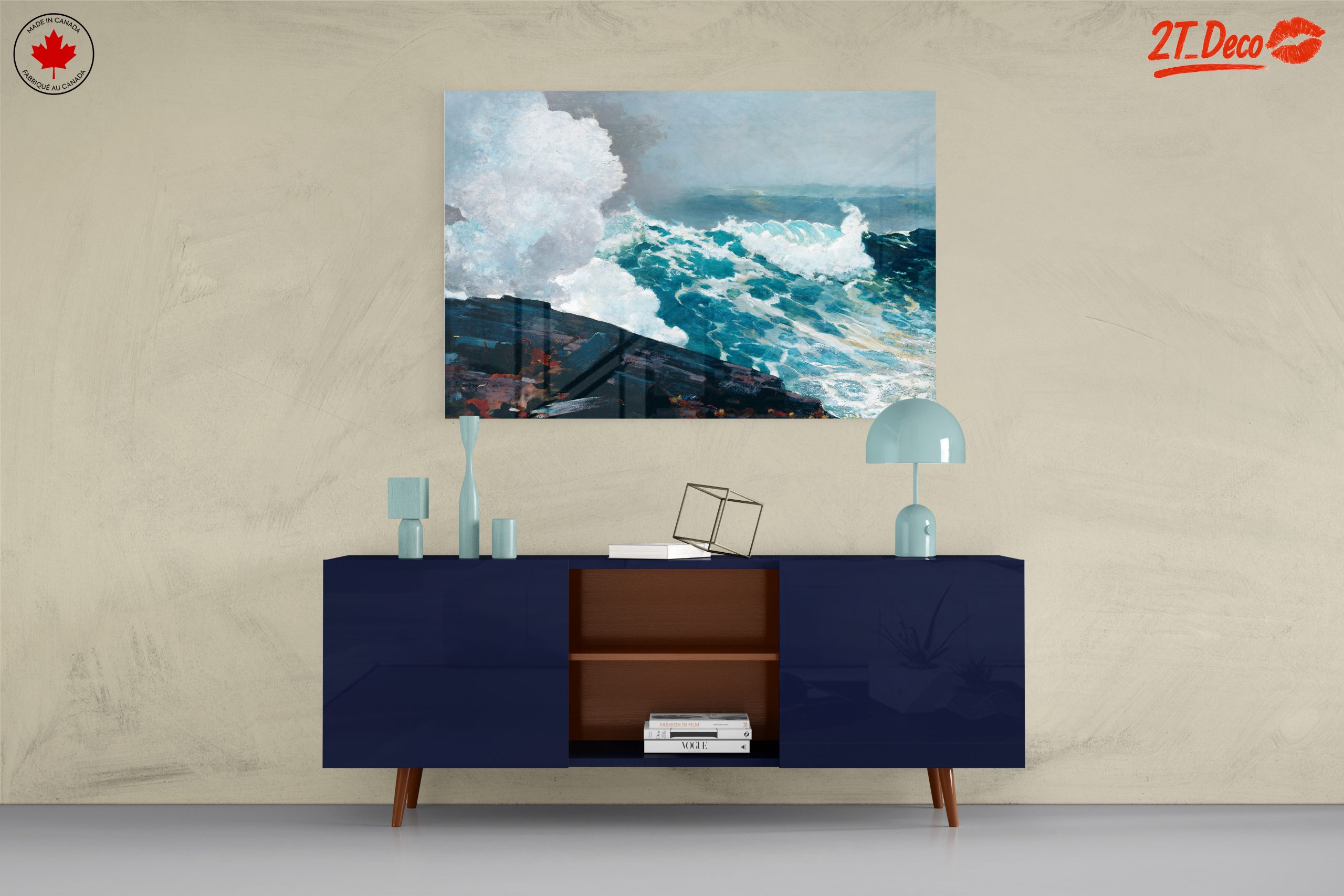 Dynamic Abstract Ocean Wave Art - Image 8
