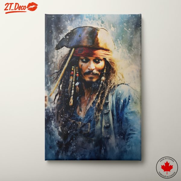 Dynamic Pirate Character Art Featuring Adventure