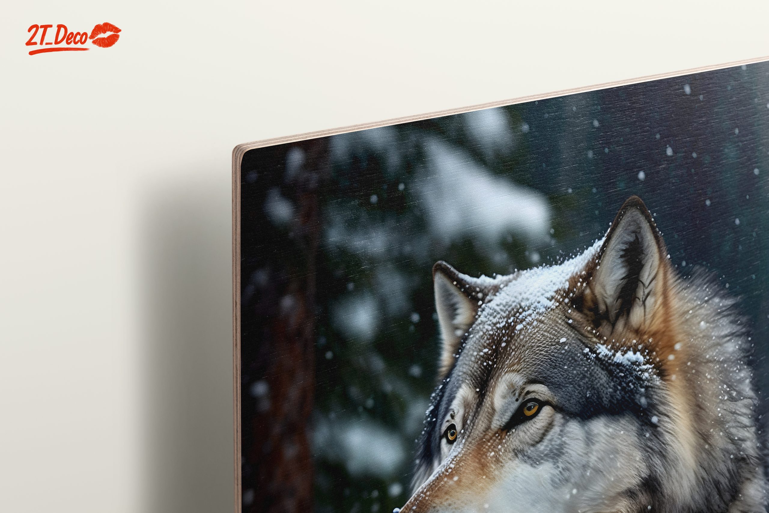 Majestic Wolf in Snowy Forest - Image 15