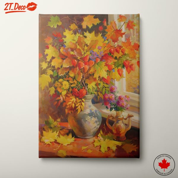 Colorful Floral Arrangement in Autumn