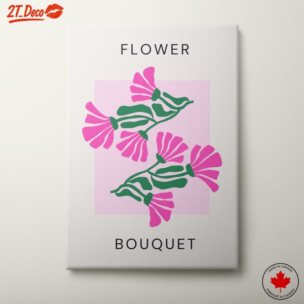 Stylized Floral Bouquet Art