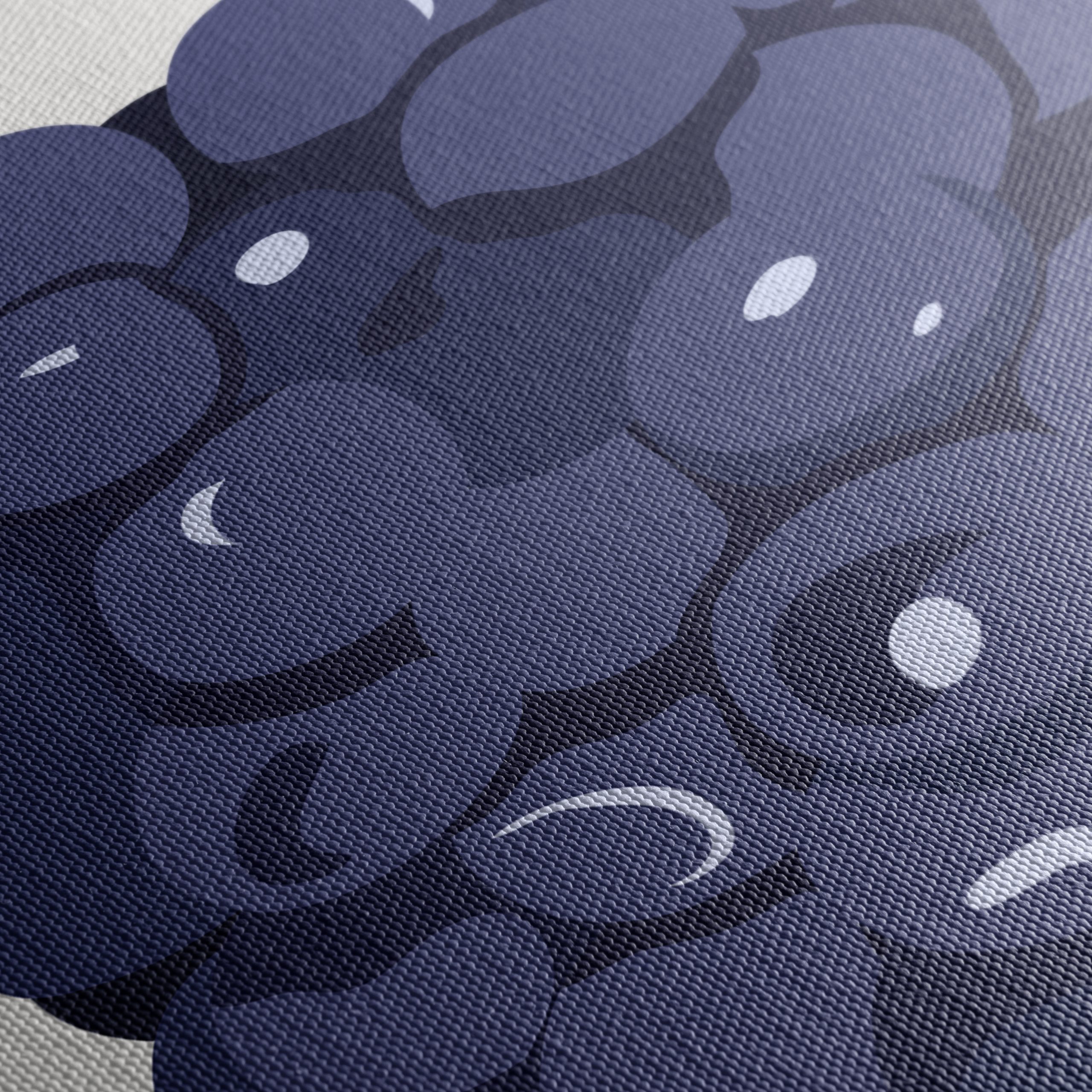 Vibrant Abstract Grapes Splash Artwork - Image 5