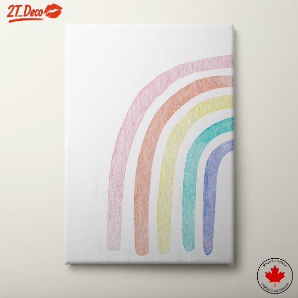 Colorful Abstract Rainbow Art