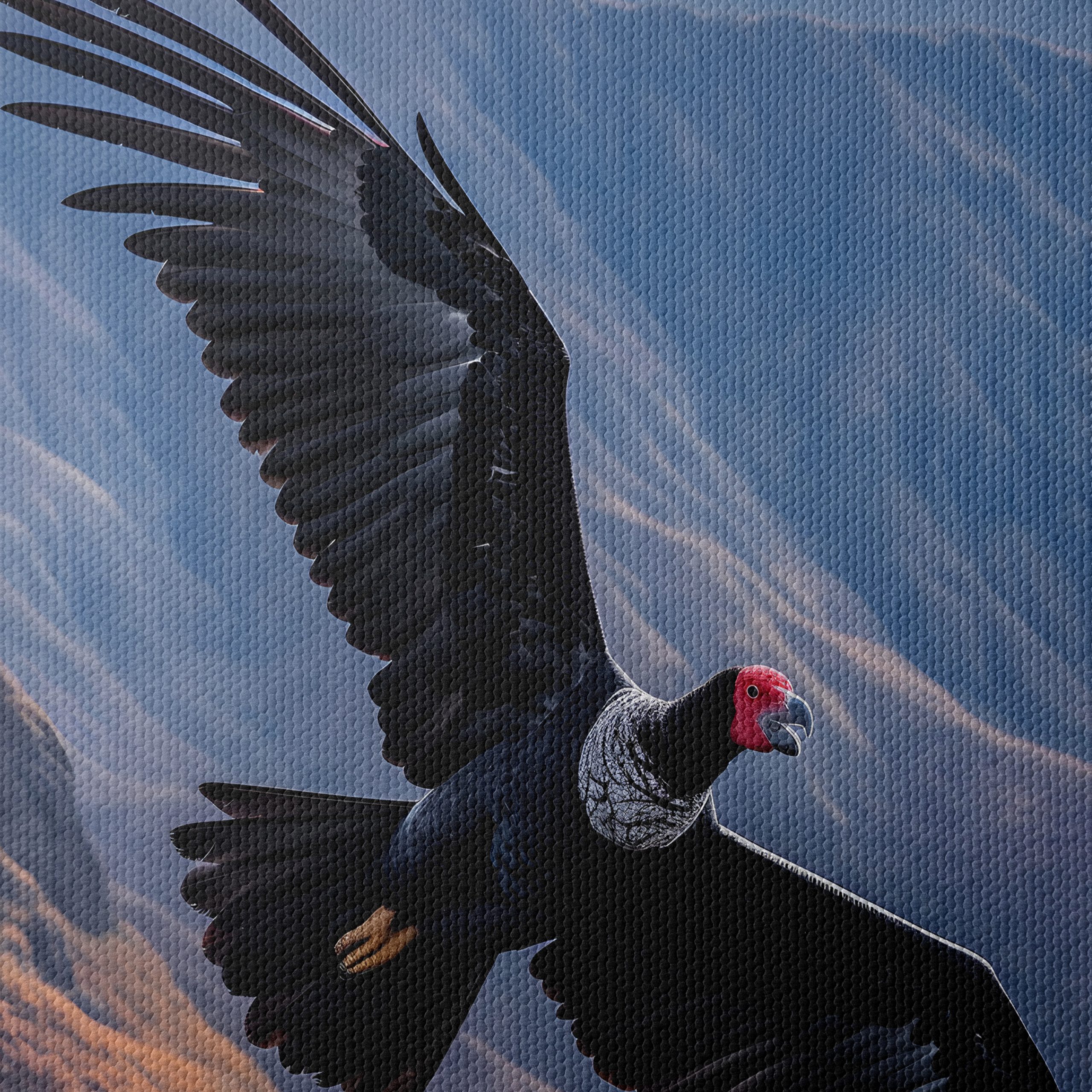 Majestic Bird in Flight Over Mountains - Image 4
