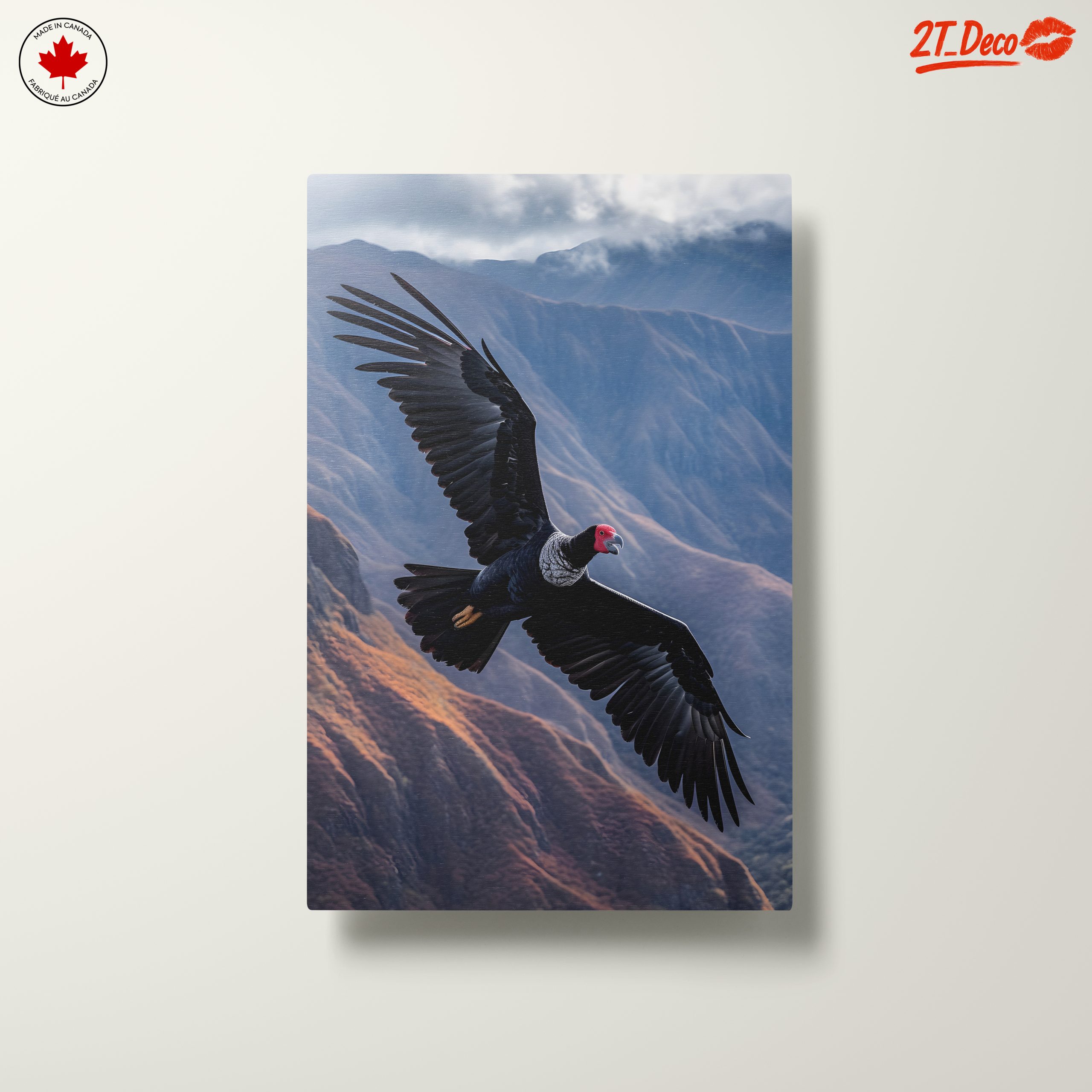 Majestic Bird in Flight Over Mountains - Image 10