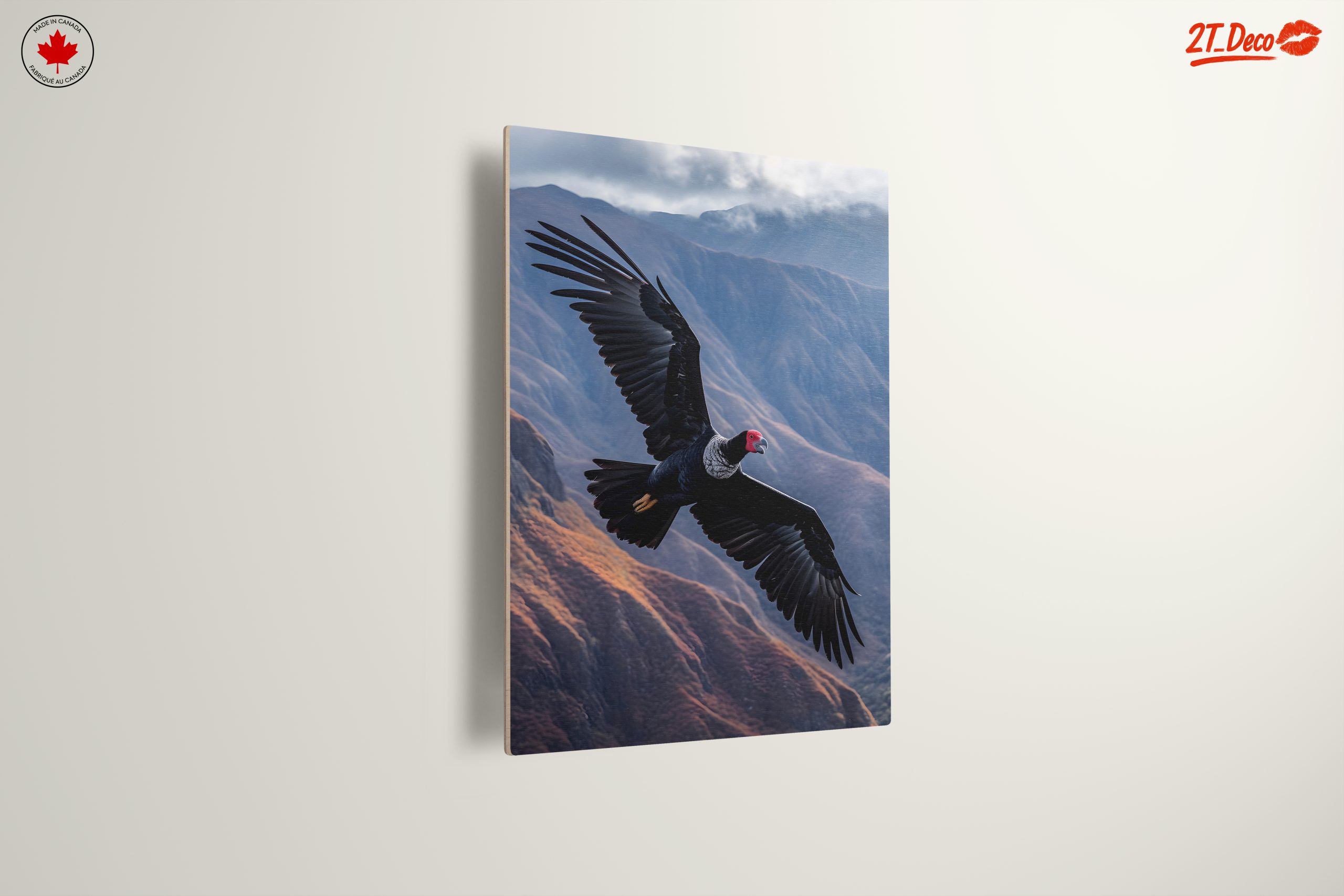 Majestic Bird in Flight Over Mountains - Image 13