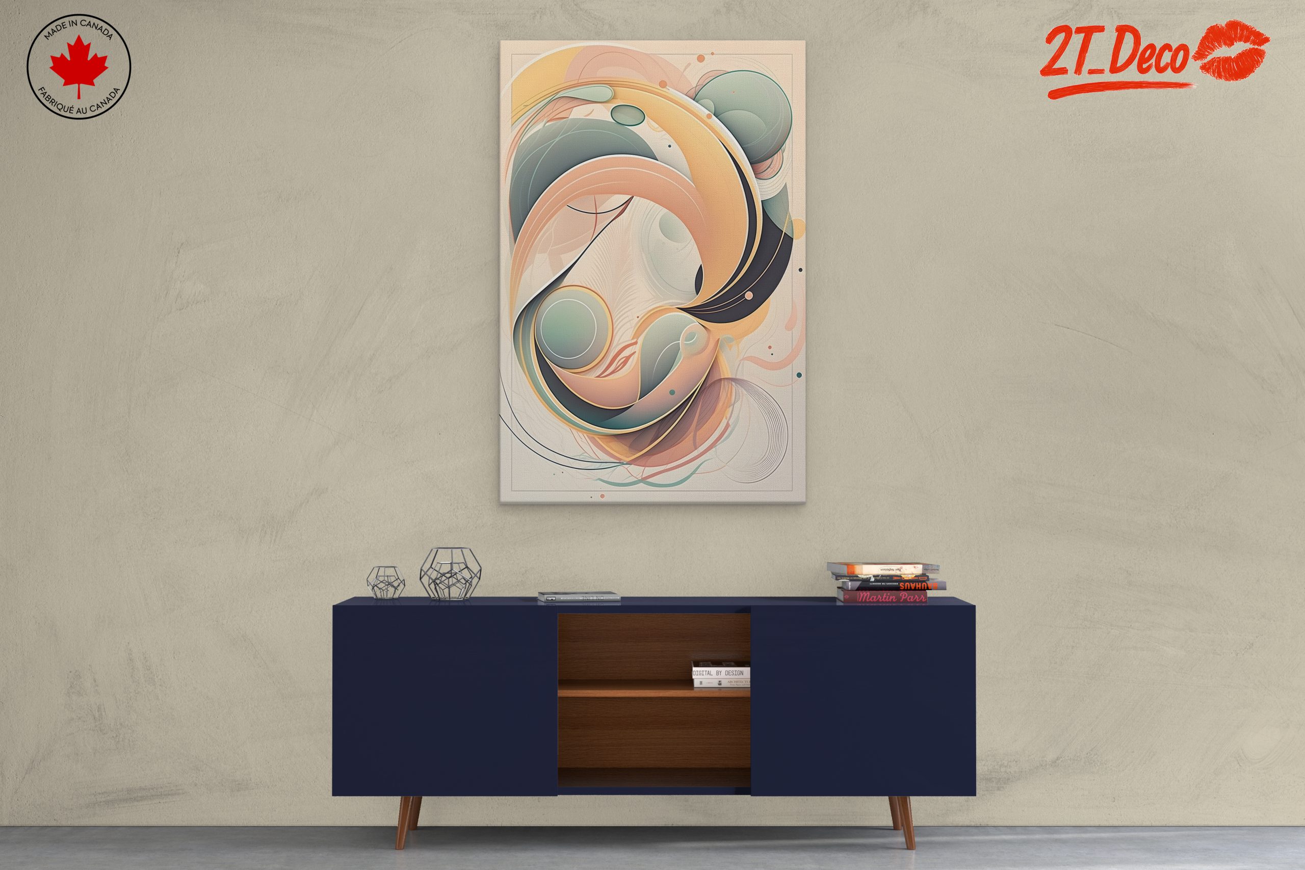Fluid Abstract Shapes in Soft Colors 2 - Image 3