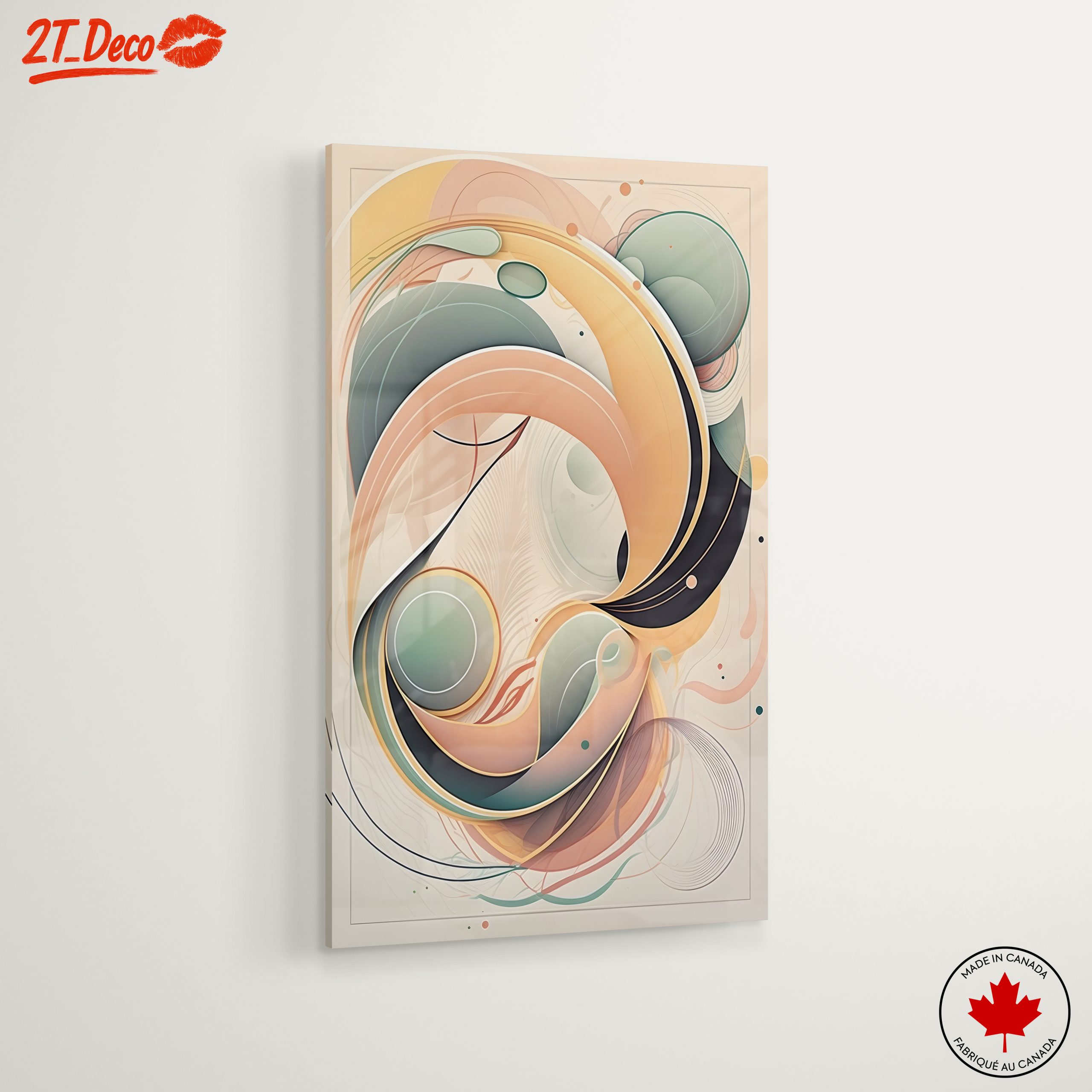 Fluid Abstract Shapes in Soft Colors 2 - Image 6