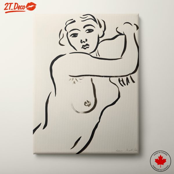 Elegant Abstract Figure Composition