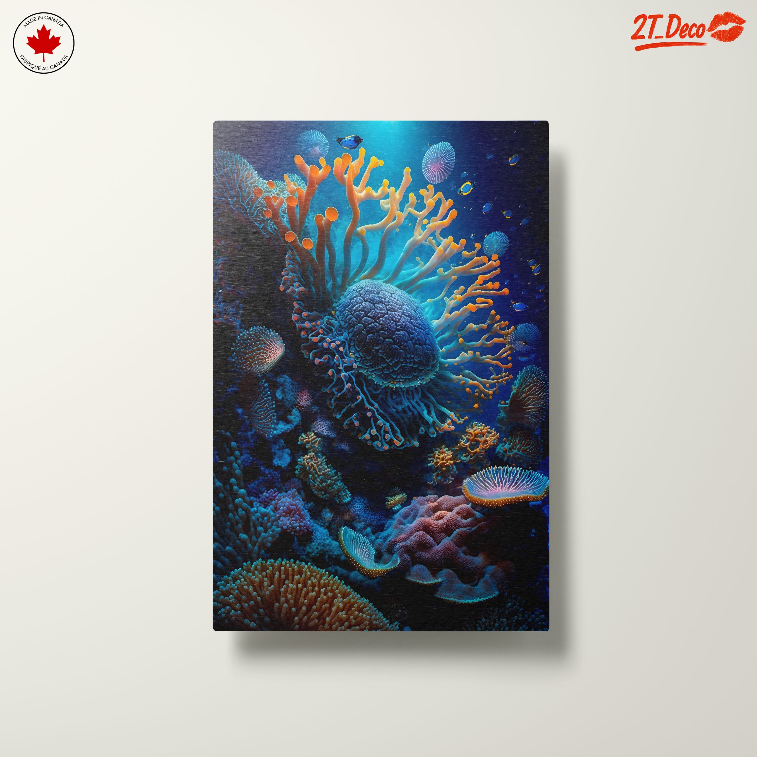 Vibrant Abstract Marine Life Artwork 3 - Image 10