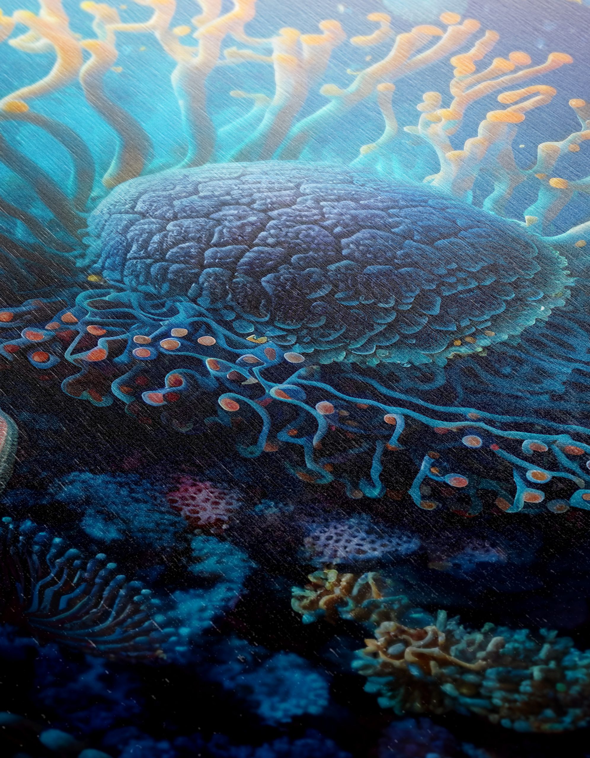 Vibrant Abstract Marine Life Artwork 3 - Image 12