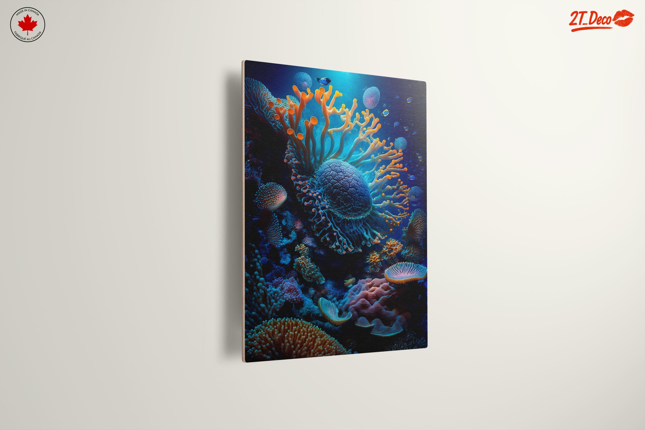 Vibrant Abstract Marine Life Artwork 3 - Image 13