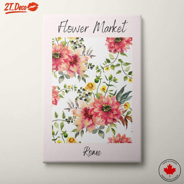 Flower Market in Nature-inspired Art