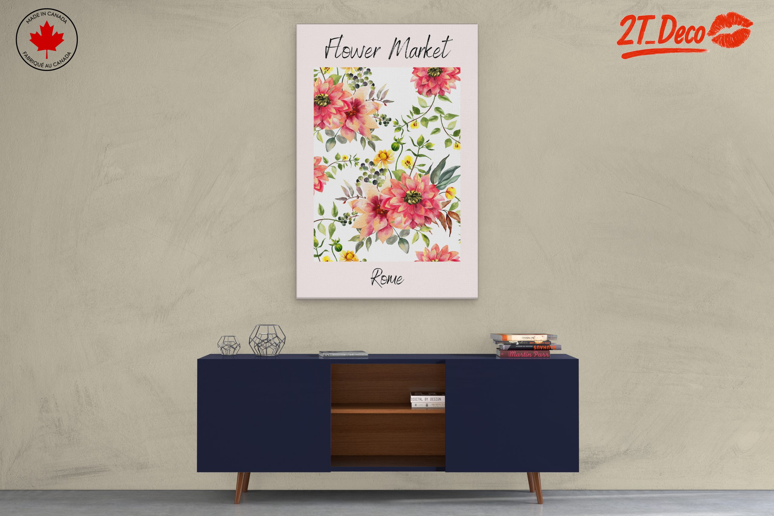 Flower Market in Nature-inspired Art - Image 3