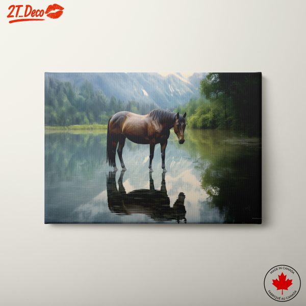 Majestic Horse in Serene Landscape