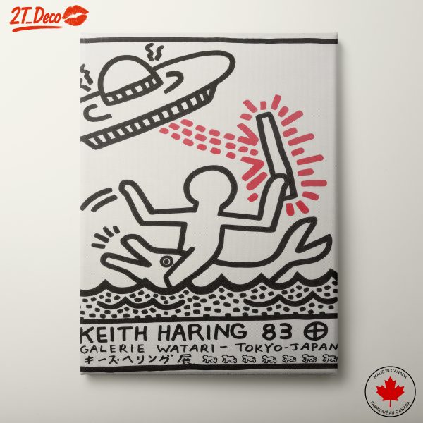 Playful Contemporary Pop Art by Keith Haring