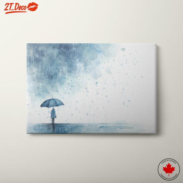 Melancholic Rainy Day Portrait