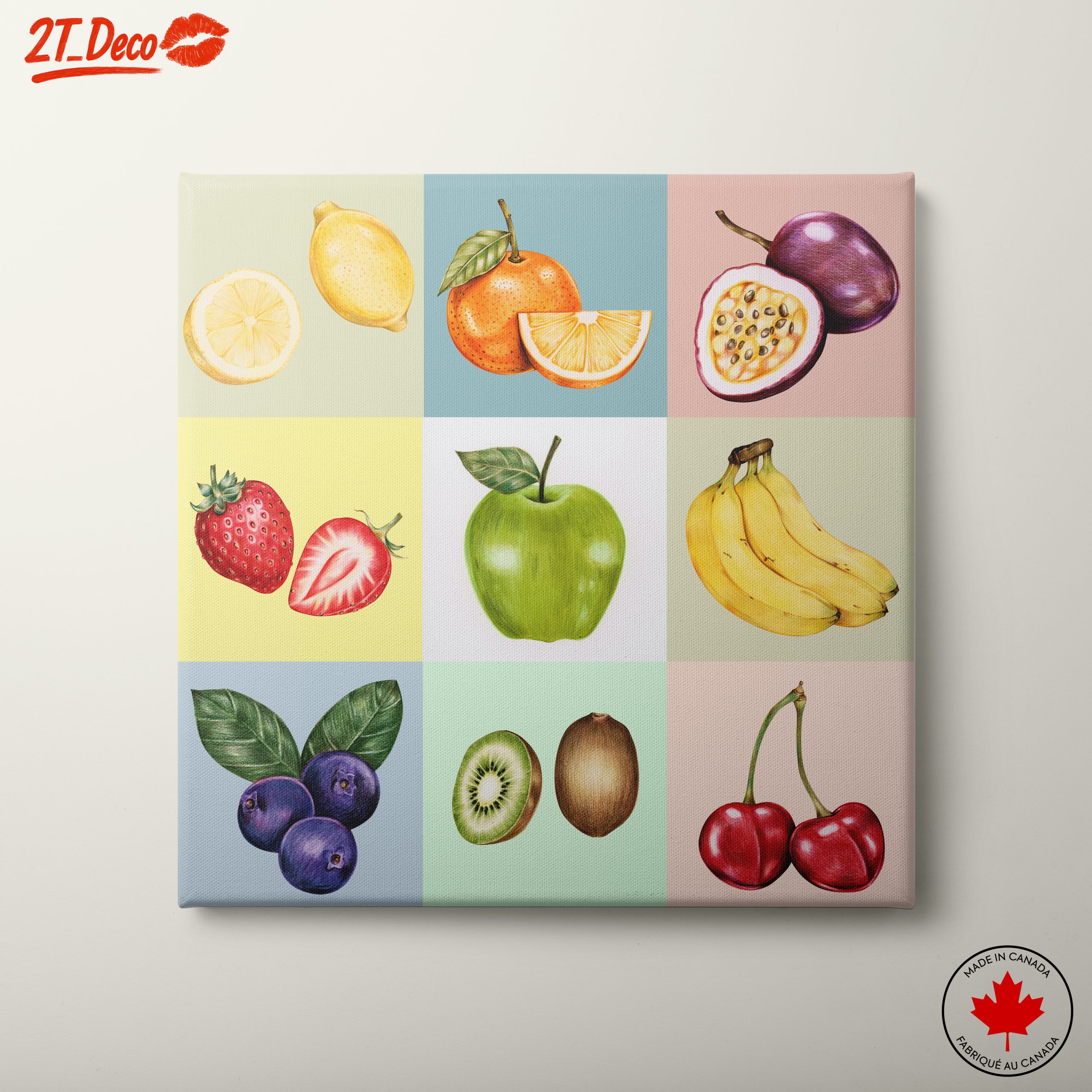 Colorful Abstract Food Illustrations 2