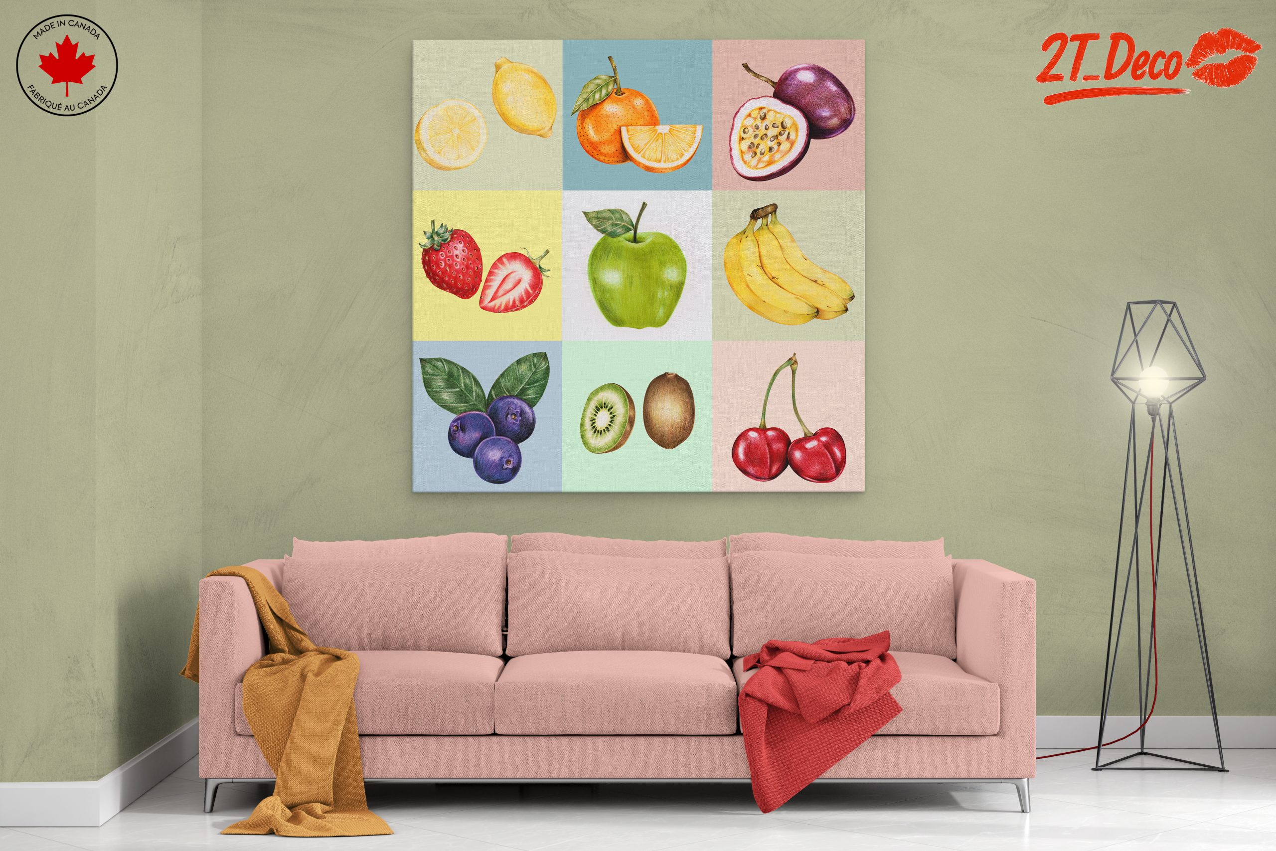 Colorful Abstract Food Illustrations 2 - Image 2