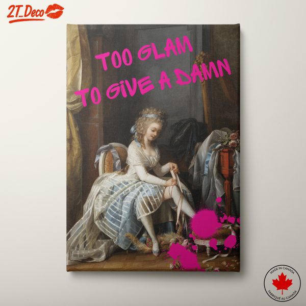 Too Glam to Give a Damn Contemporary Pop Art