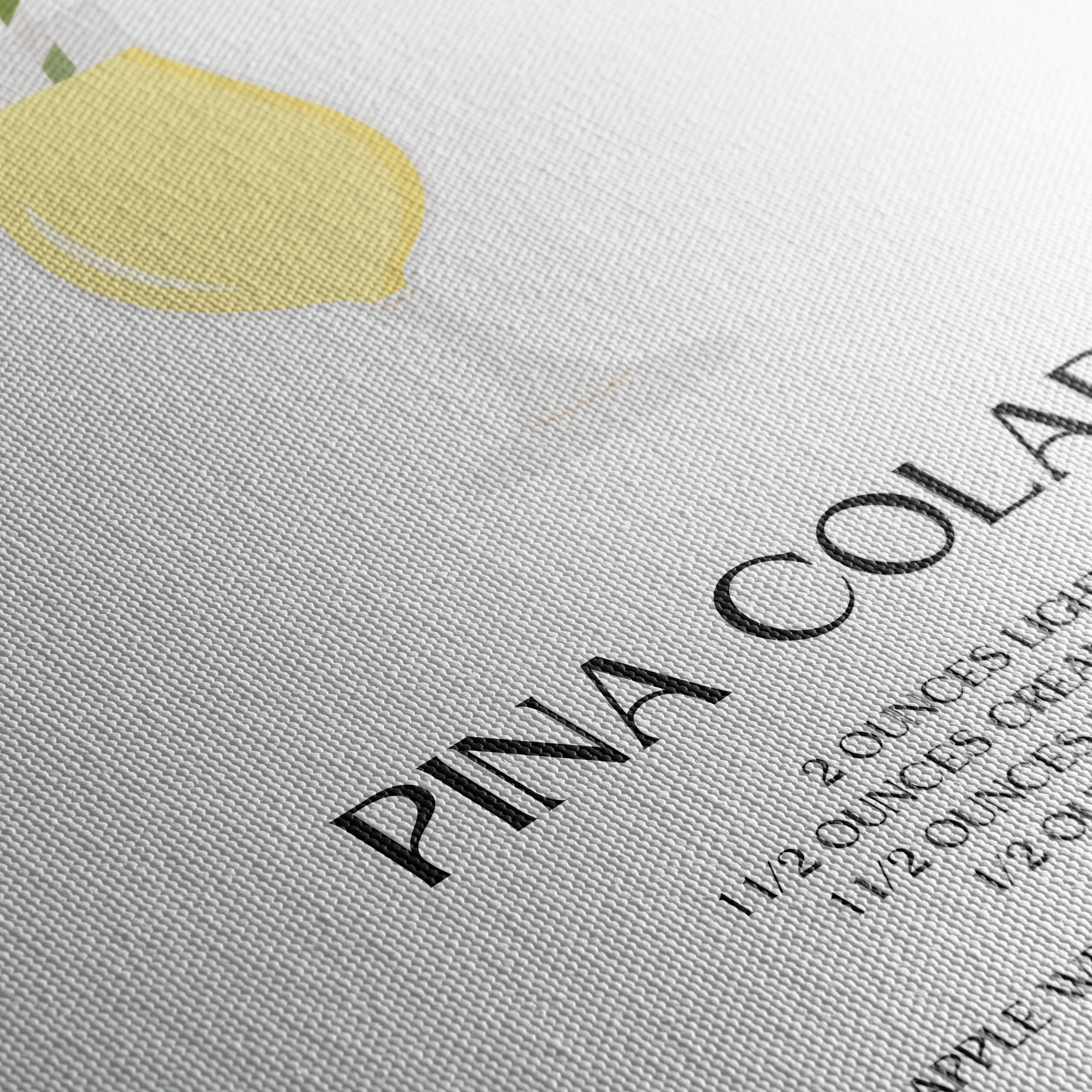 Pina Colada Cocktail Art for Refreshing Decor - Image 5