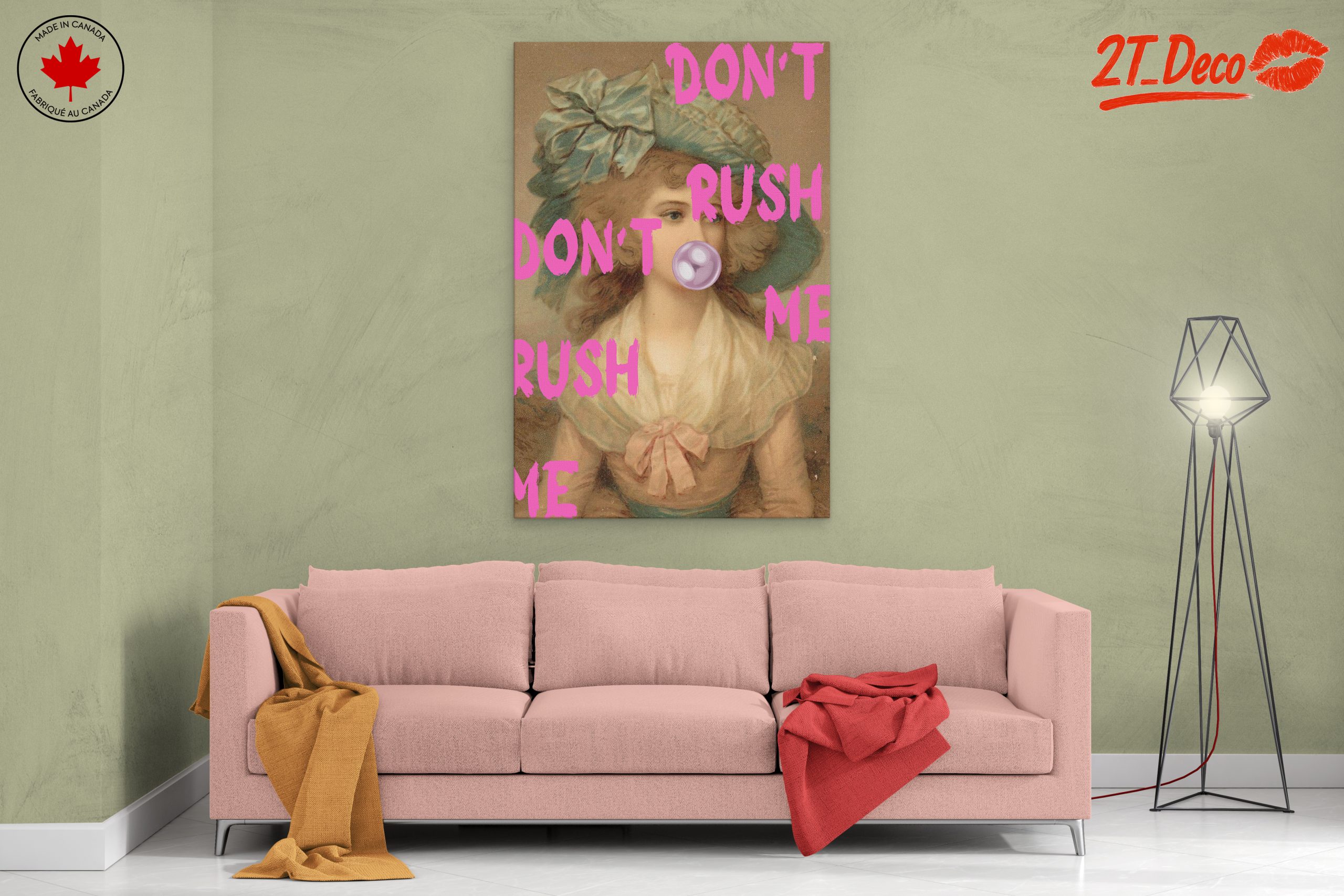Playful Contemporary Pop Art with Vintage Portrait - Image 2