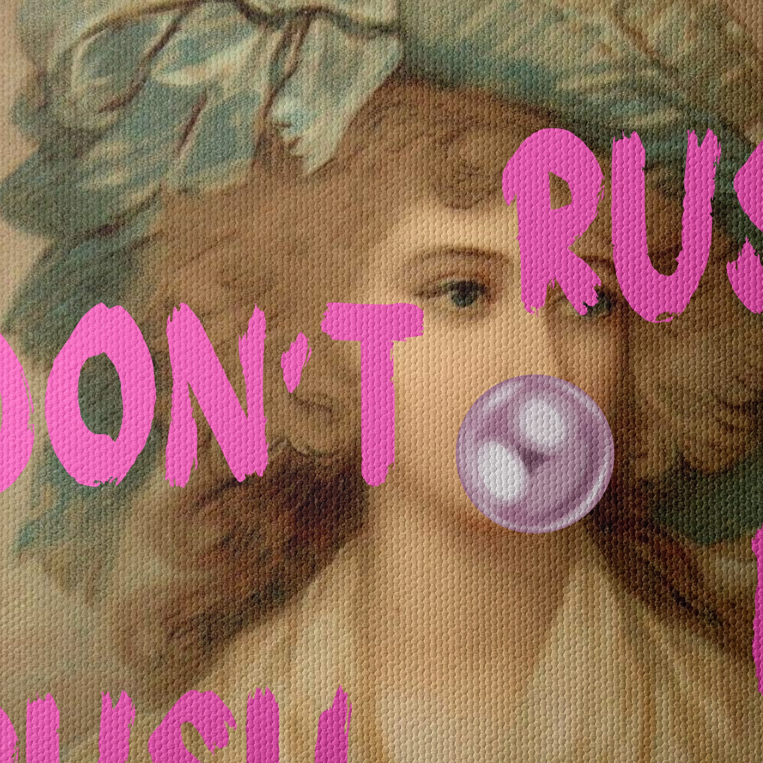 Playful Contemporary Pop Art with Vintage Portrait - Image 4