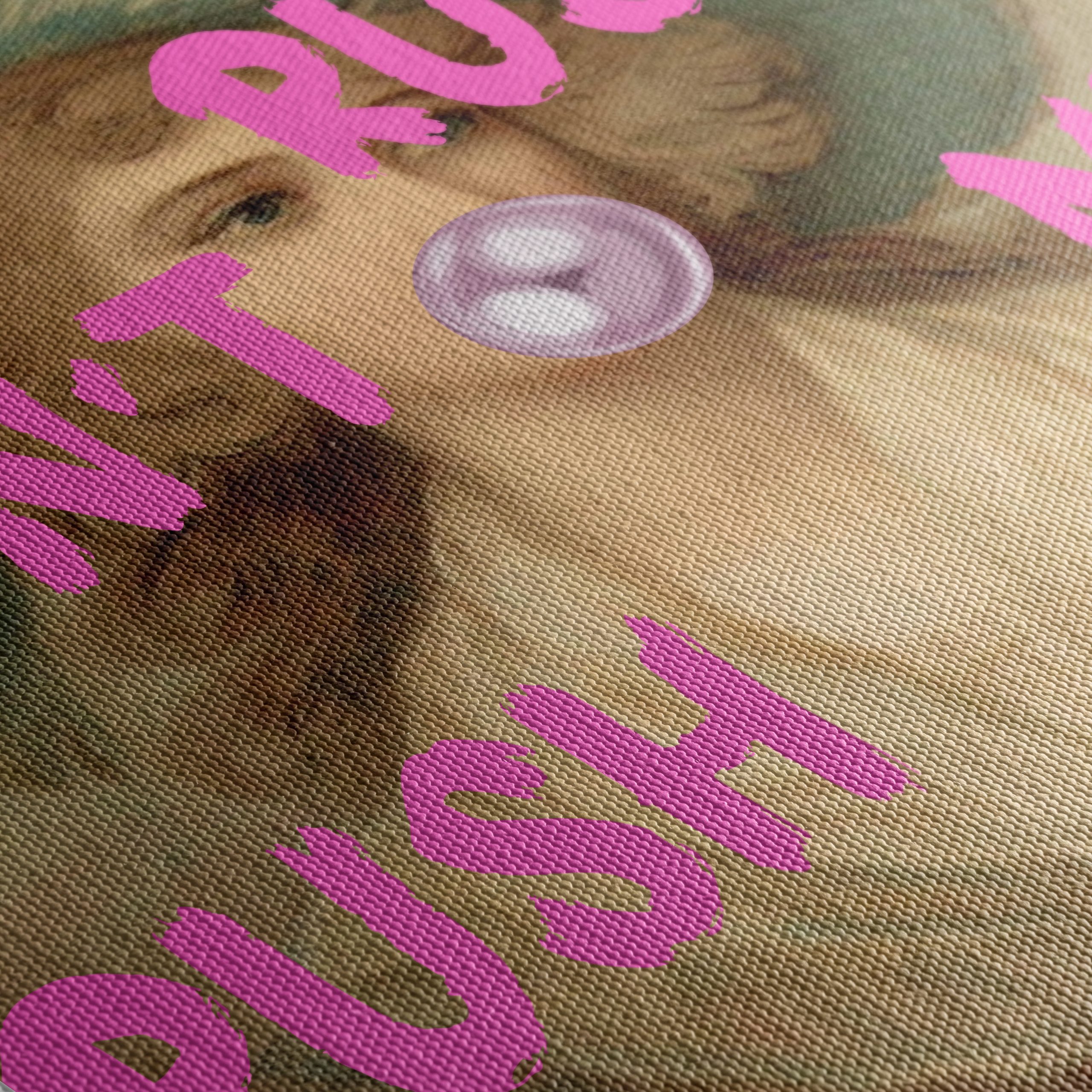 Playful Contemporary Pop Art with Vintage Portrait - Image 5