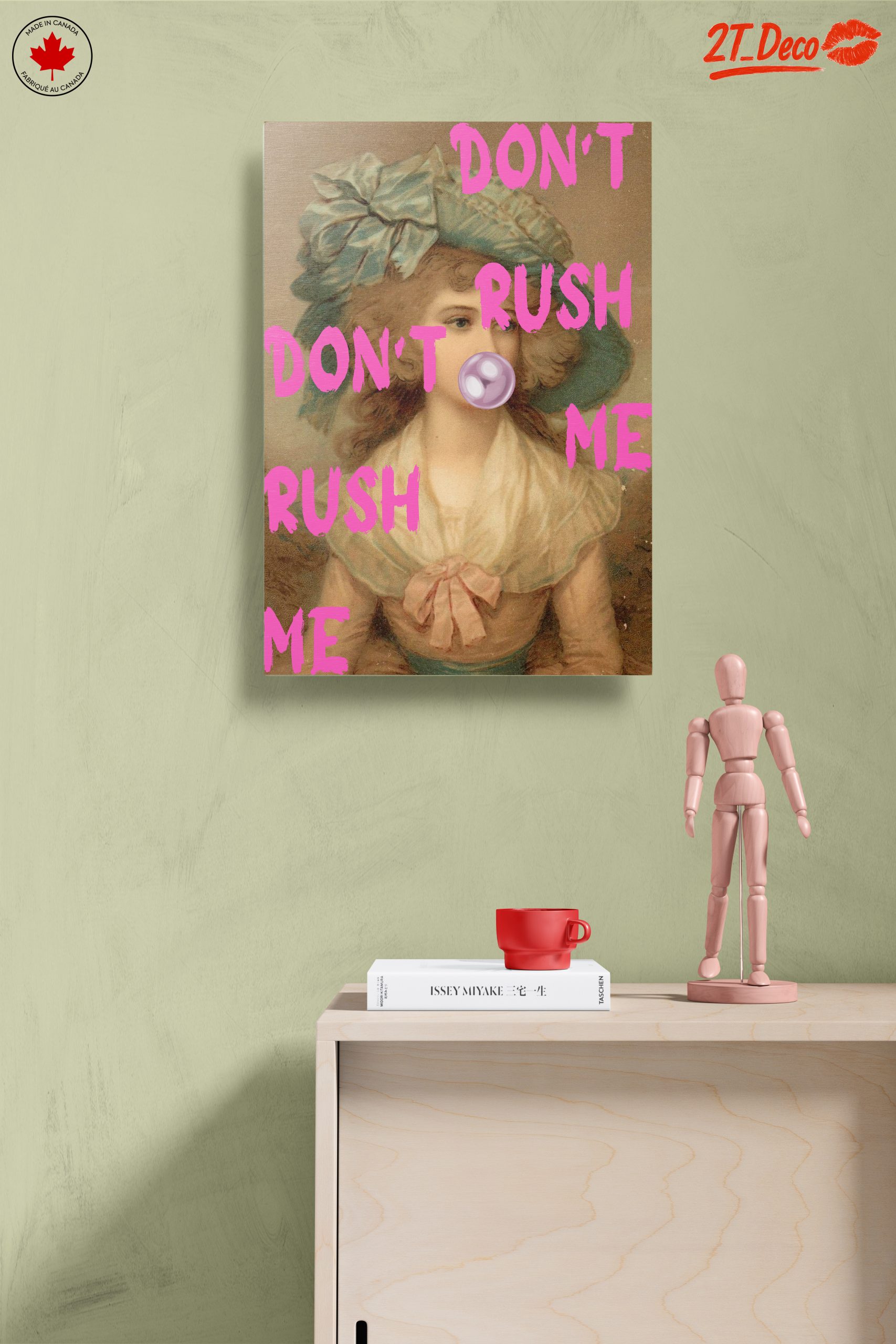 Playful Contemporary Pop Art with Vintage Portrait - Image 14