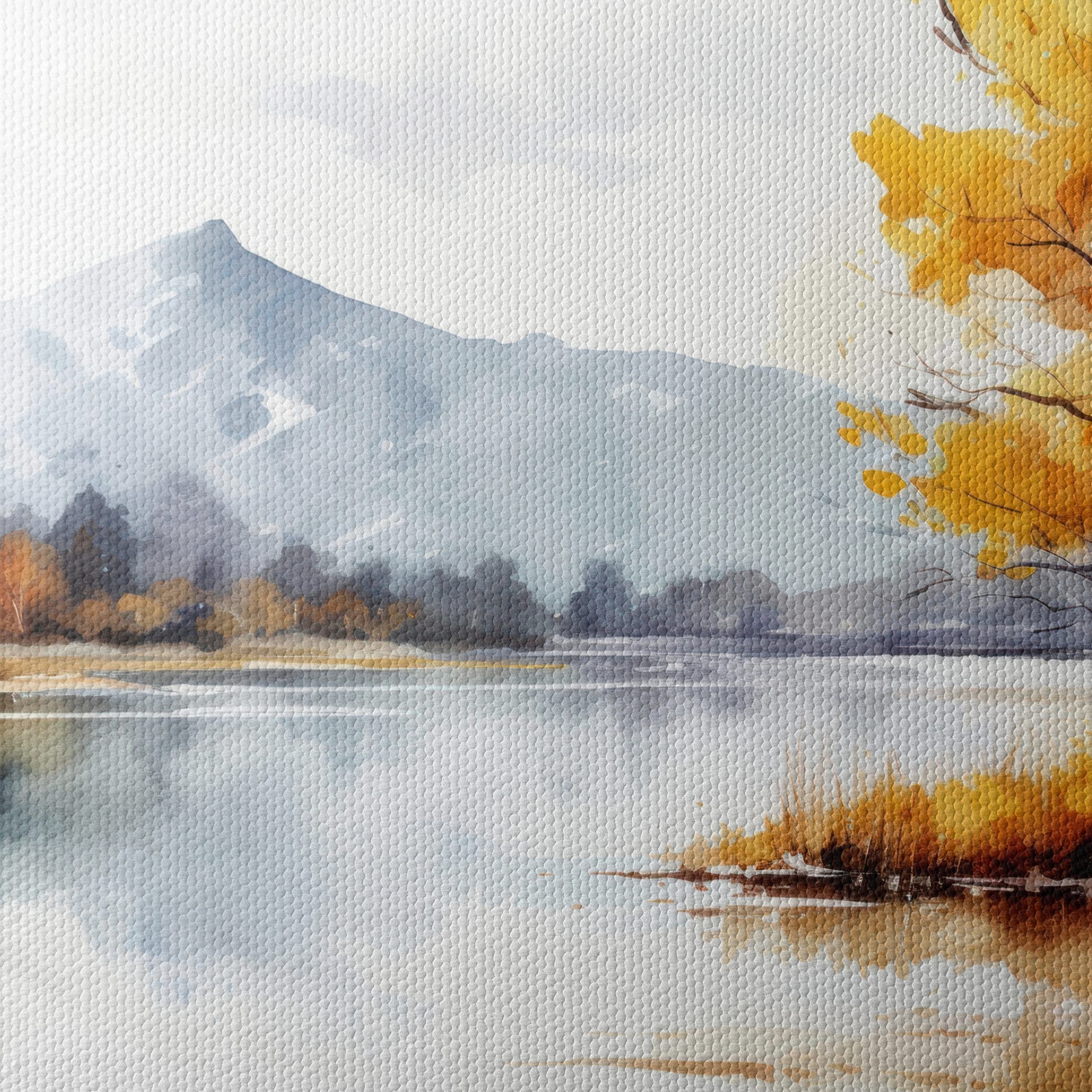 Serene Autumn Landscape with Reflections - Image 4
