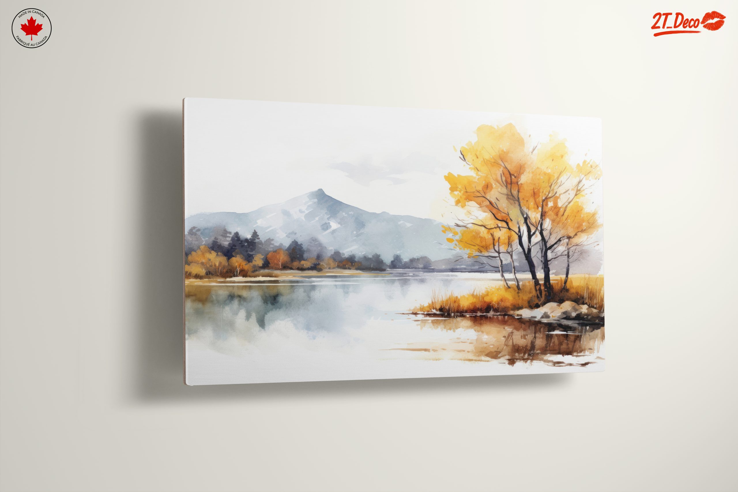 Serene Autumn Landscape with Reflections - Image 13