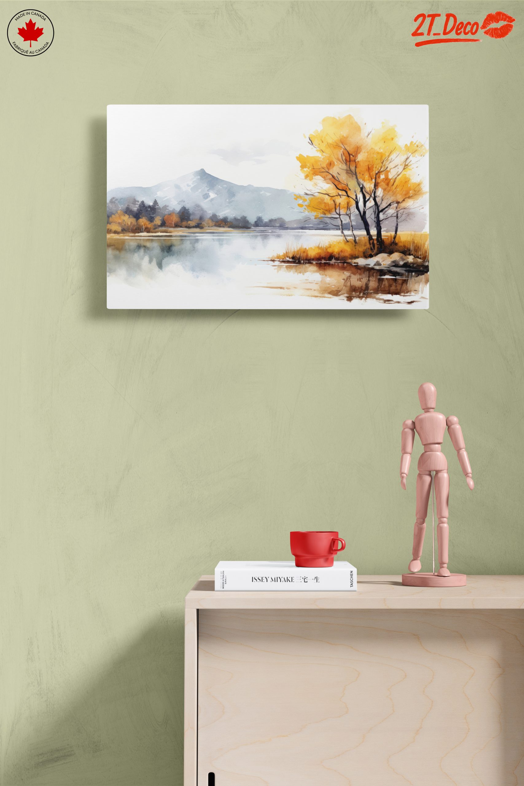 Serene Autumn Landscape with Reflections - Image 14