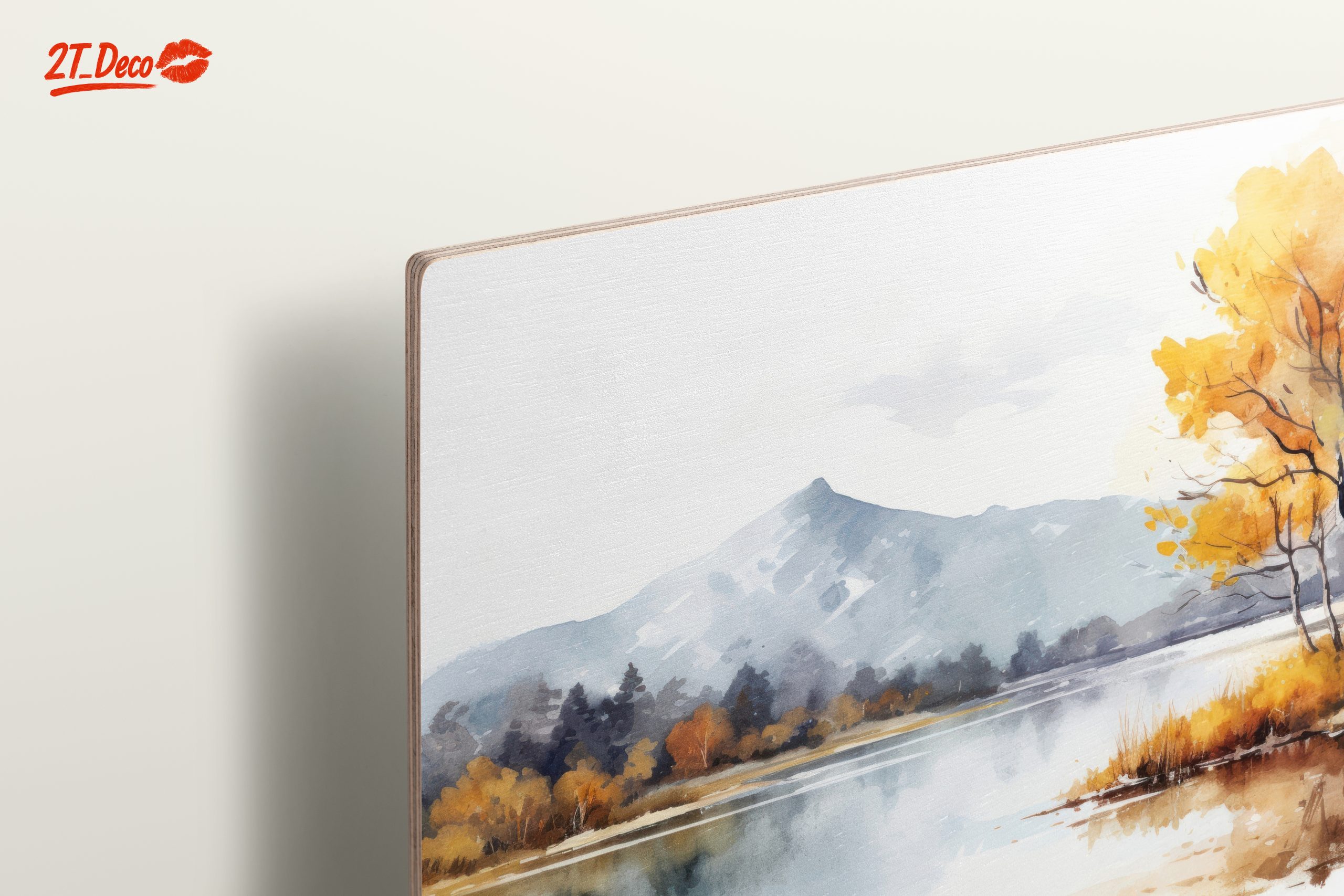 Serene Autumn Landscape with Reflections - Image 15