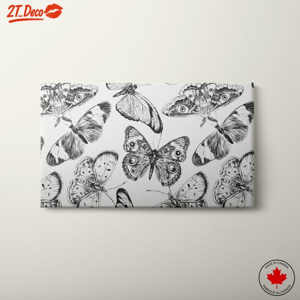 Intricate Butterfly Illustrations for Home Decor