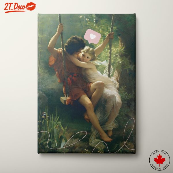 Romantic Contemporary Portrait of Embrace