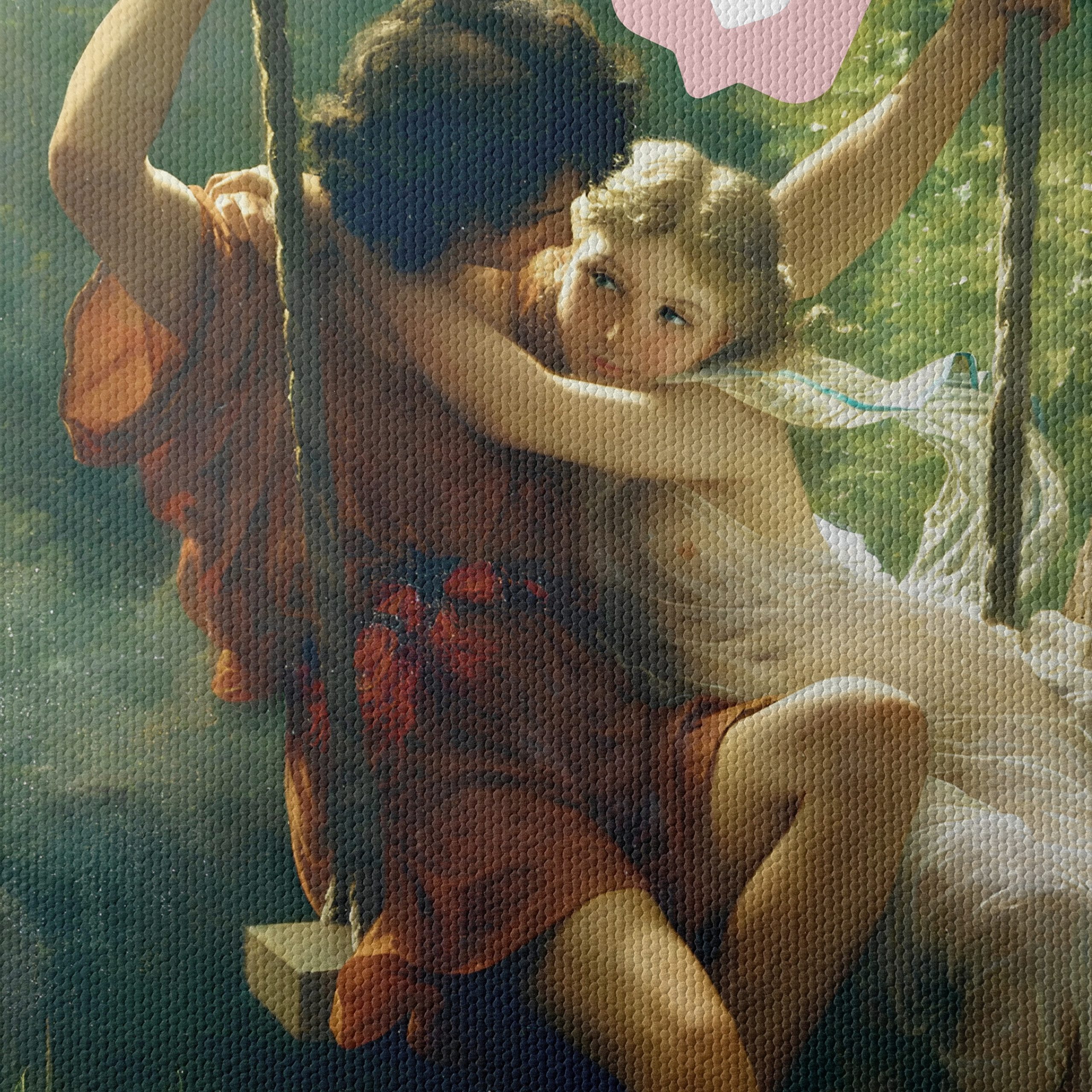 Romantic Contemporary Portrait of Embrace - Image 4