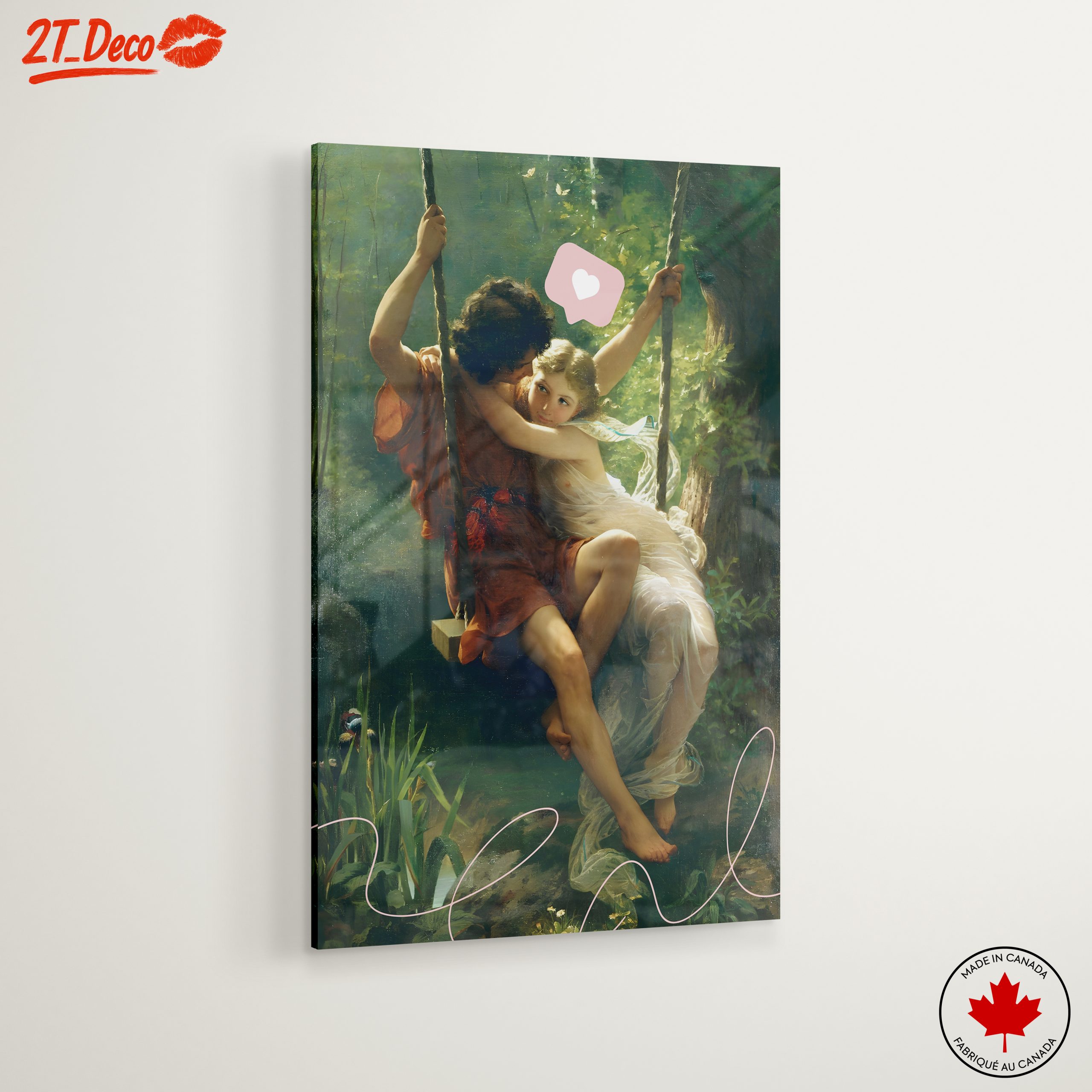 Romantic Contemporary Portrait of Embrace - Image 6