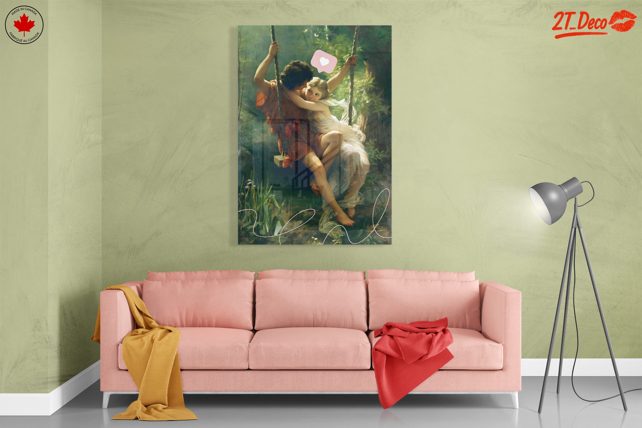 Romantic Contemporary Portrait of Embrace - Image 7