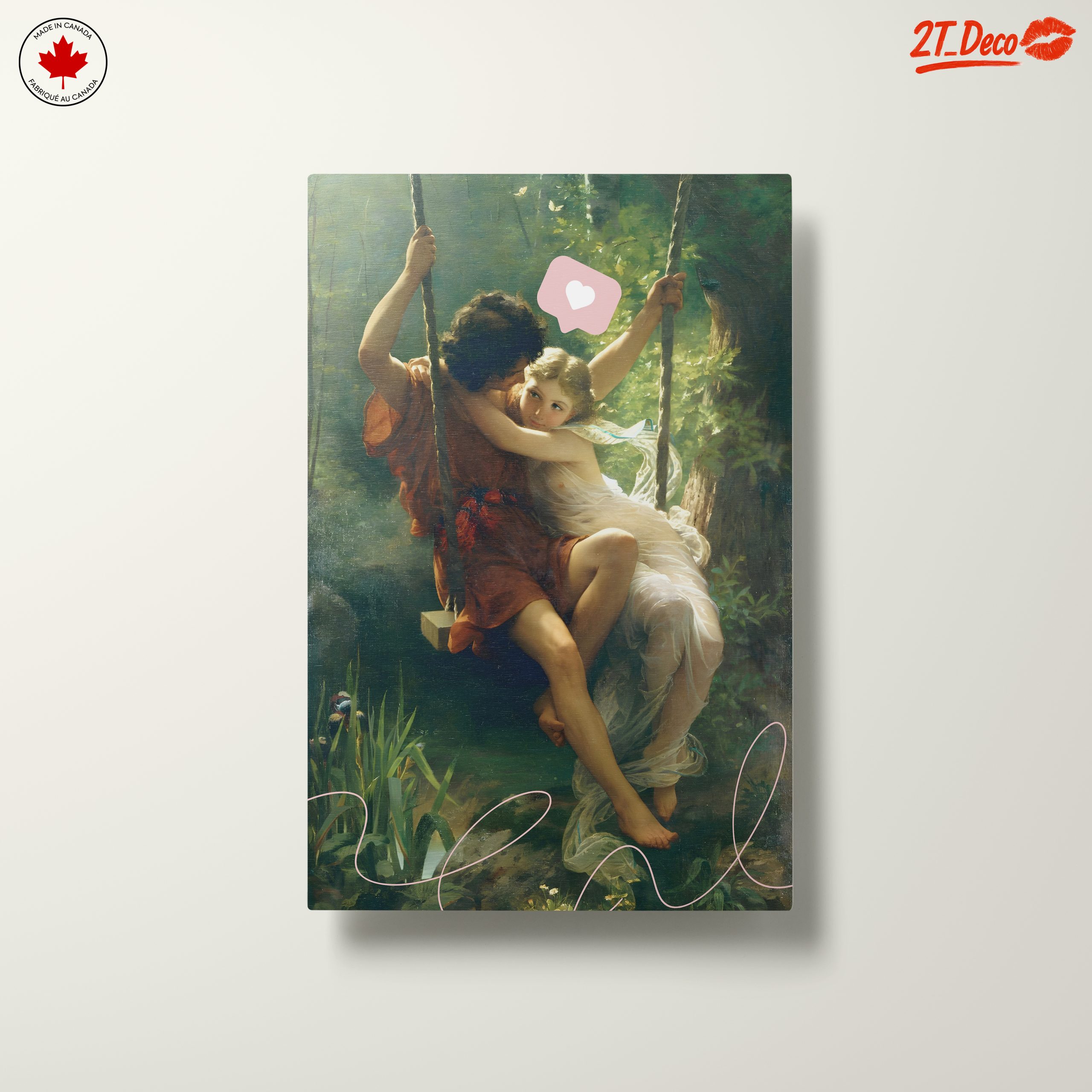 Romantic Contemporary Portrait of Embrace - Image 10