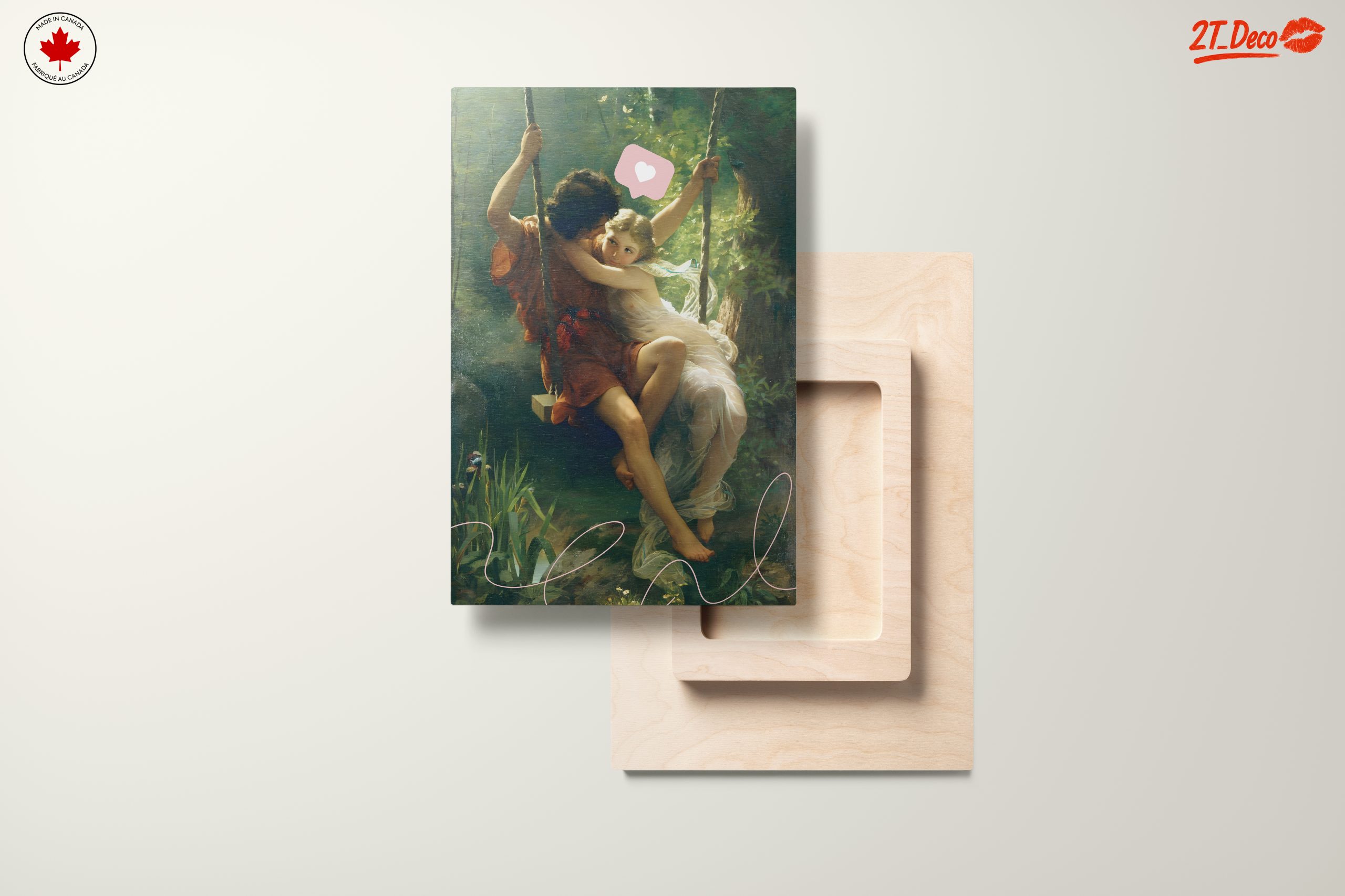 Romantic Contemporary Portrait of Embrace - Image 11