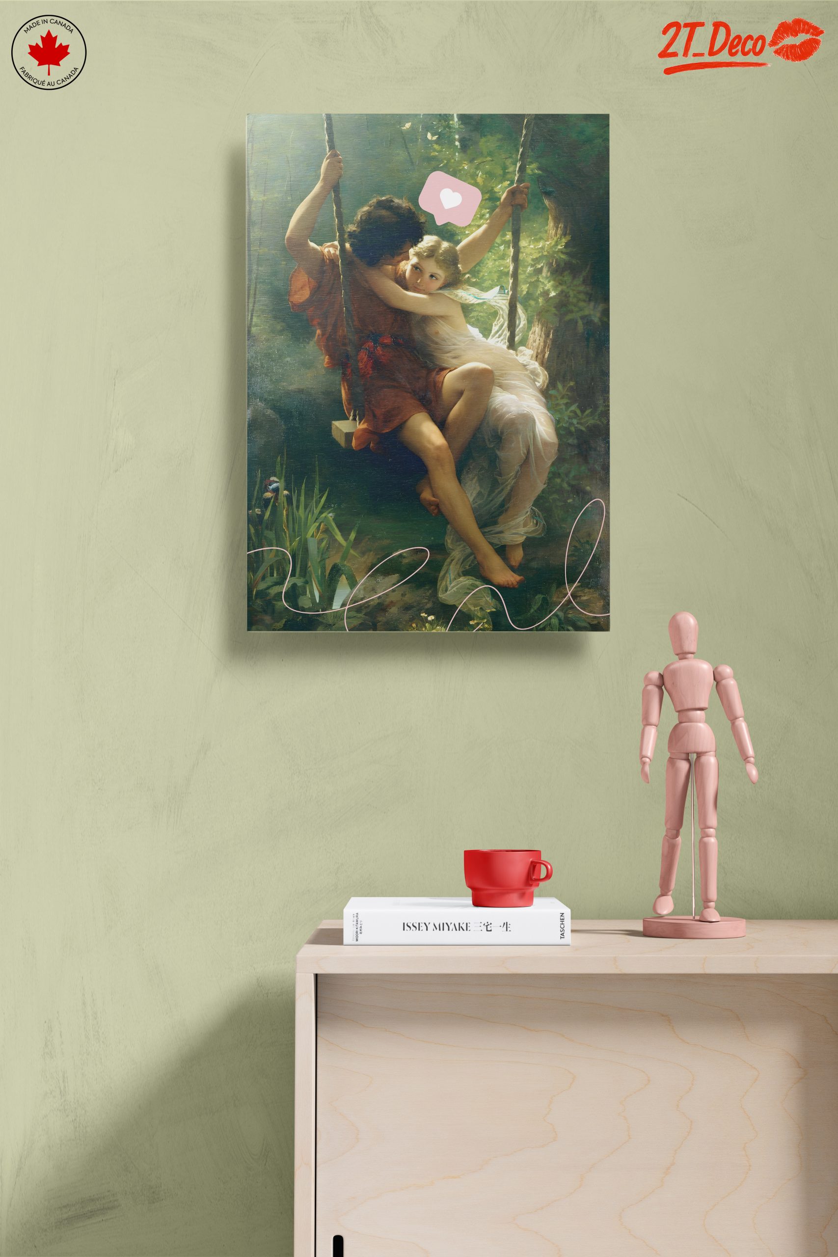 Romantic Contemporary Portrait of Embrace - Image 14